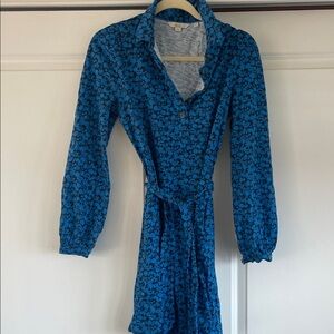 Boden Floral Long-Sleeve Dress 6